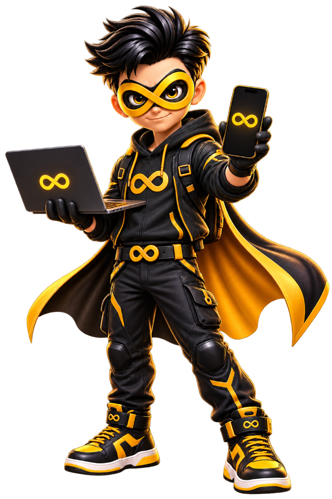 Linqrr Mascot with Tools